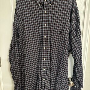 Ralph Lauren Men's Checkered Shirt - Black and Blue